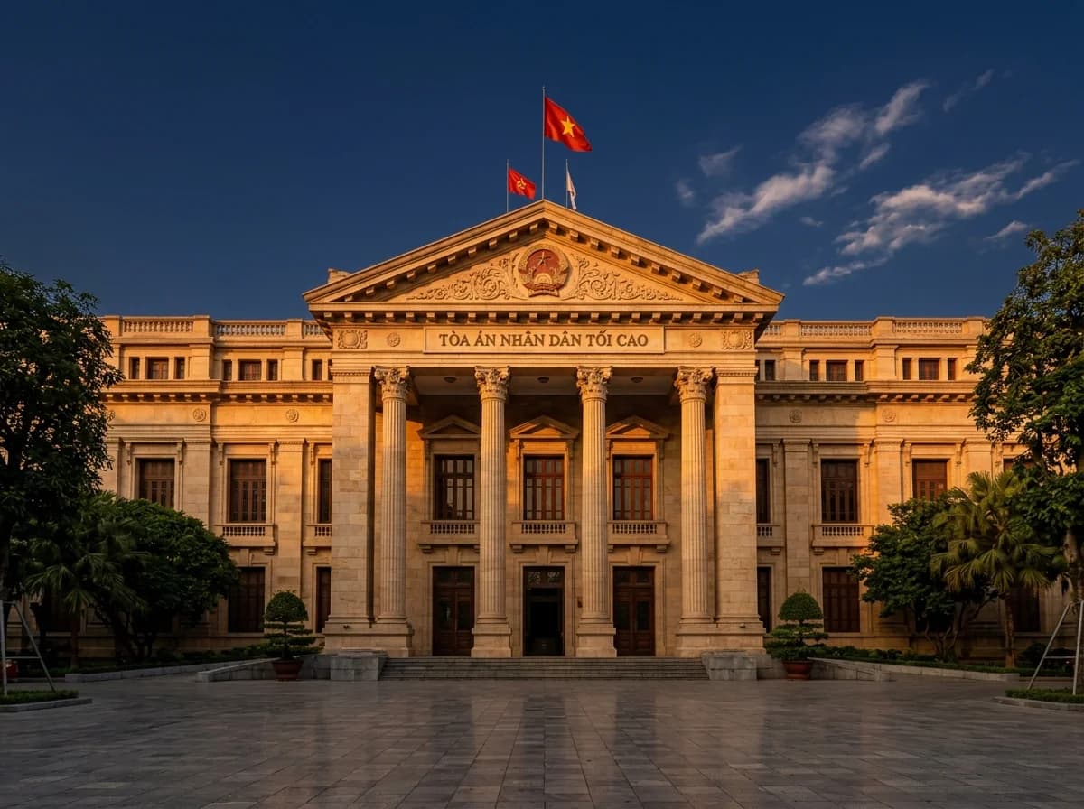 Supreme People's Court Hanoi facade
